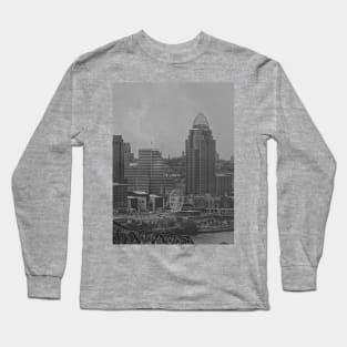 The City Of Cincinnati, Vintage Vibes Long Sleeve T-Shirt